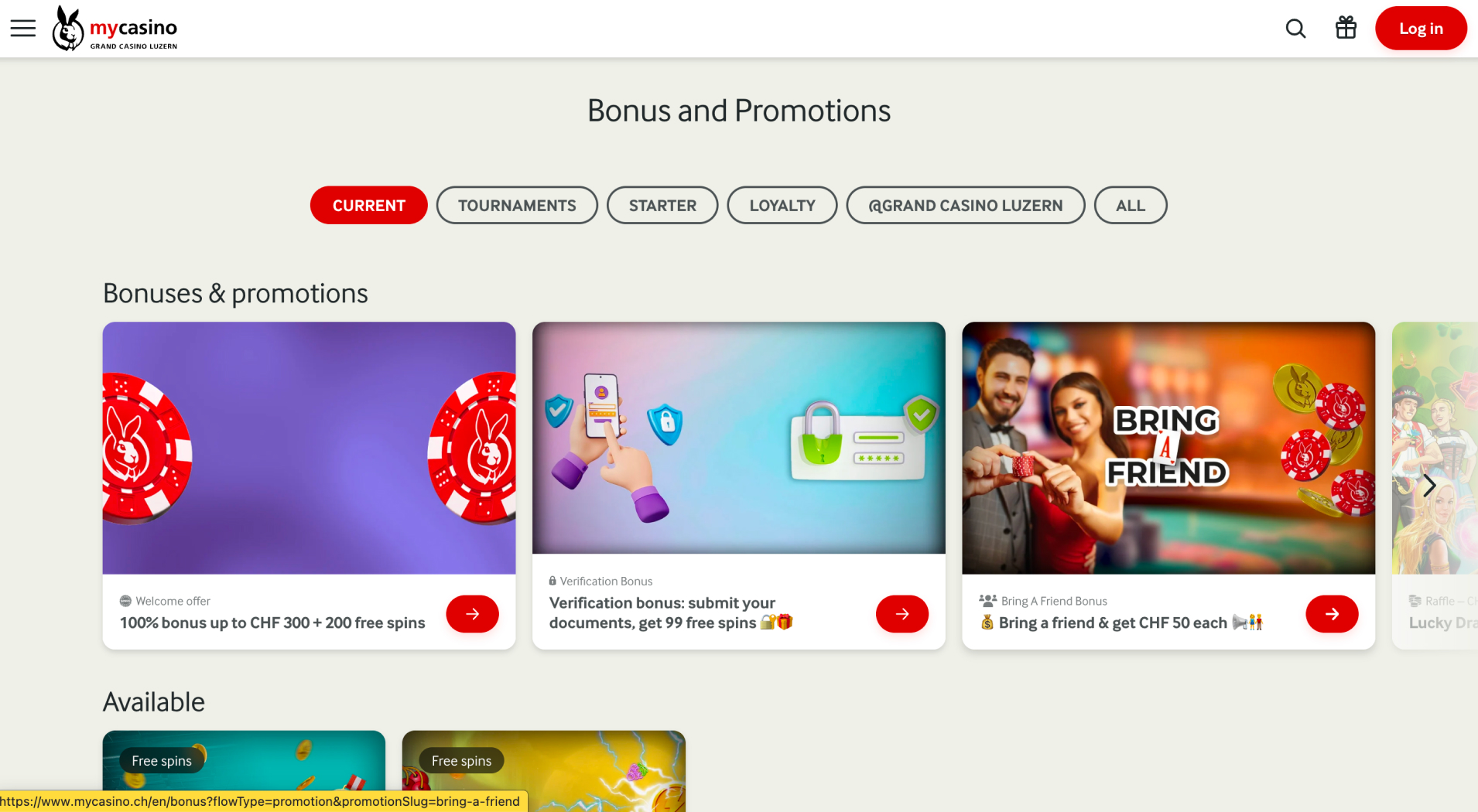 mycasino.ch